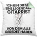 Gitarrist Geschenk Kissen mit Füllung 40x40 Lustige Geschenkidee Geburtstag für Gitarrist Ich Bin Dieser Legendäre Gitarrist Von Dem Alle Geredet Haben (Grau) Grün Trendation