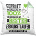 Eiskunstläufer Geschenk Lustiger Spruch für Eiskunstläufer Geschenkidee Bester Eiskunstläufer Der WeltKissen mit Füllung 40x40 (Grau) Grün Trendation