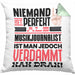 Musikjournalist Geschenk Kissen mit Füllung 40x40 Lustige Geschenkidee für Musikjournalist Geburtstag Niemand Ist Perfekt Aber Als Musikjournalist Ist Man Nah Dran (Grau) Grün Trendation