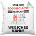 Bogenschütze Geschenk Kissen mit Füllung 40x40 Lustiger Spruch Ich Bin Bogenschütze Warum Weil Ich Es Kann Geschenkidee Bester Bogenschütze Geburtstag (Grau) Grün Trendation