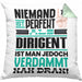 Dirigent Geschenk Kissen mit Füllung 40x40 Lustige Geschenkidee für Dirigent Geburtstag Niemand Ist Perfekt Aber Als Dirigent Ist Man Nah Dran (Grau) Grün Trendation