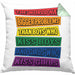 LGBTQ Kissen mit Füllung 40x40 Geschenk Schwule Lesben Geschenkidee The World Has Bigger Problems Gender Equality Häferl (Grau) Grün Trendation