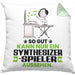 Synthesizer-Spieler Geschenk Kissen mit Füllung 40x40 So Gut Kann Nur Ein Synthesizer-Spieler Aussehen Geschenkidee (Grau) Grün Trendation