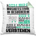 Musikfestival-Besucher Geschenk Kissen mit Füllung 40x40 Lustige Geschenkdiee für einen Musikfestival-Besucher Geburtstag Ich Bin Musikfestival-Besucher Ich Kann Es Dir Erklären Aber Nicht Für Dich Verstehen (Grau) Grün Trendation