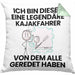 Kajakfahrer Geschenk Kissen mit Füllung 40x40 Lustige Geschenkidee Geburtstag für Kajakfahrer Ich Bin Dieser Legendäre Kajakfahrer Von Dem Alle Geredet Haben (Grau) Grün Trendation