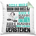 Drum-and-Bass-DJ Geschenk Kissen mit Füllung 40x40 Lustige Geschenkdiee für einen Drum-and-Bass-DJ Geburtstag Ich Bin Drum-and-Bass-DJ Ich Kann Es Dir Erklären Aber Nicht Für Dich Verstehen (Grau) Grün Trendation