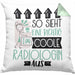 Radiologin Geschenk Kissen mit Füllung 40x40 Geschenkidee für Radiologin Geburtstag Weihnachten Spruch So Sieht Eine Richtig Coole Radiologin Aus (Grau) Grün Trendation