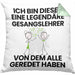 Gesangslehrer Geschenk Kissen mit Füllung 40x40 Lustige Geschenkidee Geburtstag für Gesangslehrer Ich Bin Dieser Legendäre Gesangslehrer Von Dem Alle Geredet Haben (Grau) Grün Trendation