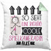 Spielkameradin Geschenk Kissen mit Füllung 40x40 Lustig Geschenkidee für Spielkameradin Geburtstag So Sieht Eine Richtig Coole Spielkameradin Aus Frauen Spruch (Grau) Grün Trendation