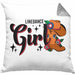 Line Dance Girl Kissen mit Füllung 40x40 Geschenk Spruch Linedance KafffeeKissen mit Füllung 40x40 Spruch (Grau) Grau Trendation