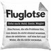 Fluglotse Kissen mit Füllung 40x40 Geschenk Spruch für Fluglotsen Geschenkidee (Grau) Grau Trendation