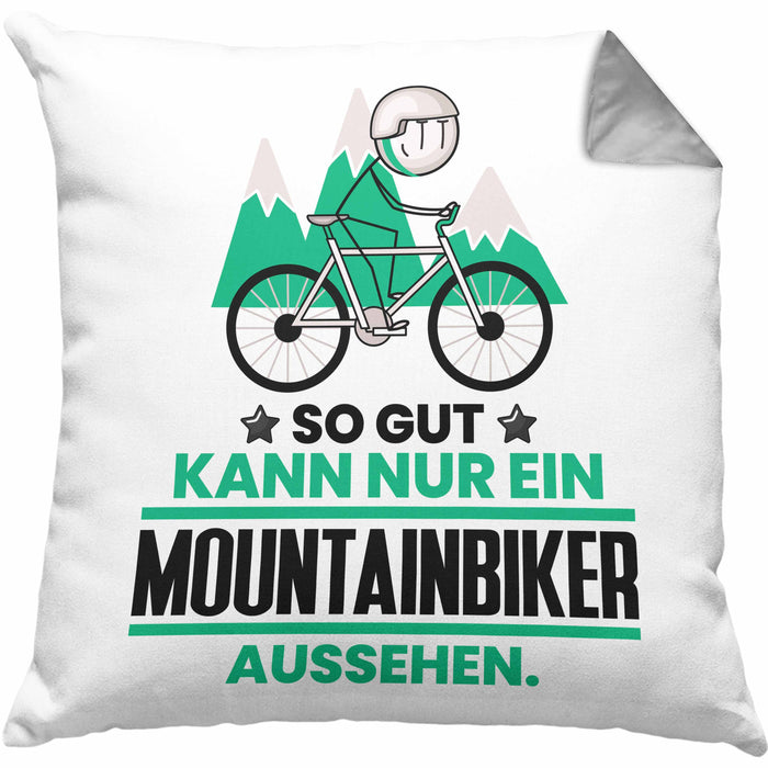 Mountainbiker Geschenk Kissen mit Füllung 40x40 So Gut Kann Nur Ein Mountainbiker Aussehen Geschenkidee — TrendationStore