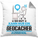 Geocacher Geschenk Kissen mit Füllung 40x40 So Gut Kann Nur Ein Geocacher Aussehen Geschenkidee (Grau) Grau Trendation