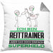 Reittrainer Geschenk Kissen mit Füllung 40x40 Ich Bin Reittrainer Aber Sag Doch Einfach Superheld Lustige Geschenkdiee für Reittrainer (Grau) Grau Trendation