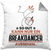 Breakdancer Geschenk Kissen mit Füllung 40x40 So Gut Kann Nur Ein Breakdancer Aussehen Geschenkidee (Grau) Grau Trendation