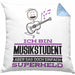 Musikstudent Geschenk Kissen mit Füllung 40x40 Ich Bin Musikstudent Aber Sag Doch Einfach Superheld Lustige Geschenkdiee für Musikstudent (Grau) Blau Trendation