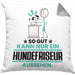 Hundefriseur Geschenk Kissen mit Füllung 40x40 So Gut Kann Nur Ein Hundefriseur Aussehen Geschenkidee (Grau) Grau Trendation