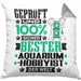 Aquarium-Hobbyist Geschenk Lustiger Spruch für Aquarium-Hobbyist Geschenkidee Bester Aquarium-Hobbyist Der WeltKissen mit Füllung 40x40 (Grau) Grau Trendation