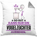 Vogelzüchter Geschenk Kissen mit Füllung 40x40 So Gut Kann Nur Ein Vogelzüchter Aussehen Geschenkidee (Grau) Grau Trendation