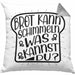 Brot Kann Schimmeln Was Kannst Du Kissen mit Füllung 40x40 Geschenk Spruch Geschenkidee Humor (Grau) Grau Trendation