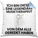 Musiktherapeut Geschenk Kissen mit Füllung 40x40 Lustige Geschenkidee Geburtstag für Musiktherapeut Ich Bin Dieser Legendäre Musiktherapeut Von Dem Alle Geredet Haben (Grau) Blau Trendation