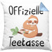 Offizielle TeeKissen mit Füllung 40x40 Geschenk Teetrinker Geschenkidee Tee-Kissen mit Füllung 40x40 (Grau) Blau Trendation