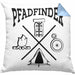 Pfadfinder Kissen mit Füllung 40x40 Geschenk Lustige Geschenkidee Für Pfadfinder (Grau) Blau Trendation