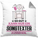 Songtexter Geschenk Kissen mit Füllung 40x40 So Gut Kann Nur Ein Songtexter Aussehen Geschenkidee (Grau) Grau Trendation