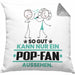 Pop-Fan Geschenk Kissen mit Füllung 40x40 So Gut Kann Nur Ein Pop-Fan Aussehen Geschenkidee (Grau) Grau Trendation