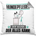 Hundepfleger Kissen mit Füllung 40x40 Geschenk für Hundepfleger Der Mann Der Alles Kann Geschenkidee zum Geburtstag (Grau) Grau Trendation
