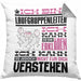 Laufgruppenleiter Geschenk Kaffee-Kissen mit Füllung 40x40 Geschenkidee für Laufgruppenleiter Ich Bin Laufgruppenleiter Ich Kann Es Dir Erklären Jedoch Nicht Für Dich Verstehen Spruch Lustig (Grau) Grau Trendation