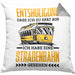 Straßenbahn Kissen mit Füllung 40x40 Geschenk Spruch Lustig Ein Leben Ohne Straßenbahn Fahrer Geschenkidee Geburtstag (Grau) Grau Trendation
