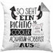 Aquarium-Hobbyist Kissen mit Füllung 40x40 So Sieht Ein Richtig Cooler Aquarium-Hobbyist Aus Geschenk Lustiger Spruch Geschenkidee (Grau) Grau Trendation