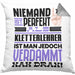 Kletterlehrer Geschenk Kissen mit Füllung 40x40 Lustige Geschenkidee für Kletterlehrer Geburtstag Niemand Ist Perfekt Aber Als Kletterlehrer Ist Man Nah Dran (Grau) Grau Trendation