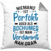 Bochum Kissen mit Füllung 40x40 Geschenk Bochumer Geschenkidee Niemand Ist Perfekt Aber Als Bochumer (Grau) Grau Trendation