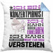 Konzertpianist Geschenk Kissen mit Füllung 40x40 Lustige Geschenkdiee für einen Konzertpianist Geburtstag Ich Bin Konzertpianist Ich Kann Es Dir Erklären Aber Nicht Für Dich Verstehen (Grau) Blau Trendation