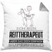 Reittherapeut Geschenk Kissen mit Füllung 40x40 Ich Bin Reittherapeut Aber Sag Doch Einfach Superheld Lustige Geschenkdiee für Reittherapeut (Grau) Grau Trendation