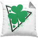 St Patricks Day Kissen mit Füllung 40x40 Kleeblatt Irisch Irland Geschenkidee (Grau) Grau Trendation