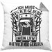 LKW-Fahrer Kissen mit Füllung 40x40 Geschenk Ich Muss Weg Ich Glaube Mein LKW Hat Nach Mir Gerufen Trucker (Grau) Grau Trendation