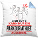 Parkour-Athlet Geschenk Kissen mit Füllung 40x40 So Gut Kann Nur Ein Parkour-Athlet Aussehen Geschenkidee (Grau) Blau Trendation