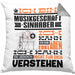 Musikgeschäftsinhaber Geschenk Kissen mit Füllung 40x40 Lustige Geschenkdiee für einen Musikgeschäftsinhaber Geburtstag Ich Bin Musikgeschäftsinhaber Ich Kann Es Dir Erklären Aber Nicht Für Dich Verstehen (Grau) Grau Trendation