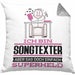 Songtexter Geschenk Kissen mit Füllung 40x40 Ich Bin Songtexter Aber Sag Doch Einfach Superheld Lustige Geschenkdiee für Songtexter (Grau) Grau Trendation