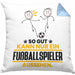 Fußballspieler Geschenk Kissen mit Füllung 40x40 So Gut Kann Nur Ein Fußballspieler Aussehen Geschenkidee (Grau) Blau Trendation