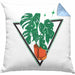 Gärtner Geschenk Kissen mit Füllung 40x40 Pflanzen Motiv Design Geschenkidee Garten-Pflege (Grau) Blau Trendation