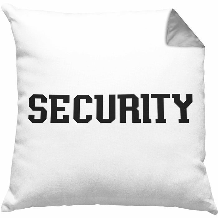 Security Kissen mit Füllung 40x40 für Türsteher Wächter Geschenk für Beschützer (Grau) Grau Trendation