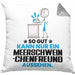 Meerschweinchenfreund Geschenk Kissen mit Füllung 40x40 So Gut Kann Nur Ein Meerschweinchenfreund Aussehen Geschenkidee (Grau) Grau Trendation