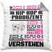 Hip-Hop-Produzent Geschenk Kissen mit Füllung 40x40 Geschenkidee für Hip-Hop-Produzent Geburtstag Lustig Ich Bin Hip-Hop-Produzent Ich Kann Es Dir Erklären Aber Nicht Für Dich Verstehen (Grau) Grau Trendation