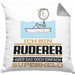 Ruderer Geschenk Kissen mit Füllung 40x40 Ich Bin Ruderer Aber Sag Doch Einfach Superheld Lustige Geschenkdiee für Ruderer (Grau) Grau Trendation