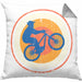Moutainbike Geschenk Kissen mit Füllung 40x40 Mountainbiker Geschenkidee Kinder Männer Accessories Grafik MTB ler (Grau) Grau Trendation