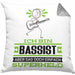 Bassist Geschenk Kissen mit Füllung 40x40 Ich Bin Bassist Aber Sag Doch Einfach Superheld Lustige Geschenkdiee für Bassist (Grau) Grau Trendation